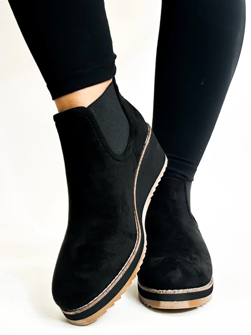 Corkys Love You a Latte wedge boots size 9
